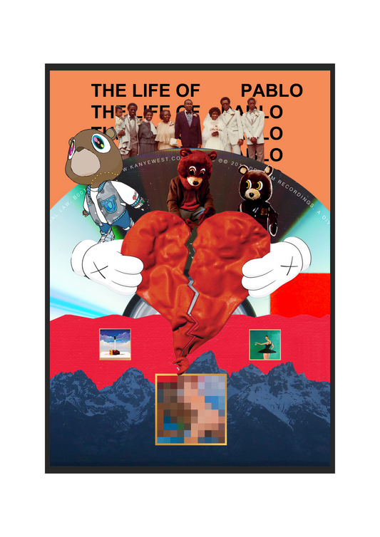 Kanye West 'Graduation' Poster – Album Blocks